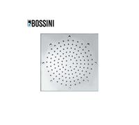 Pomme de tête carrée 260mm jet de pluie autonettoyant chromé Cube - BOSSINI I00715030