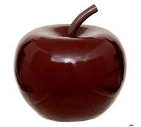 Pomme déco extérieur Glossy H.28,5cm résine rouge rubis - Atmosphera createur d'interieur