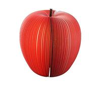 Pomme Forme Note Papier 3d Fruits Écriture Stationnaire Portable Mémo Bloc-notes Message Bloc-notes Cadeau De Mariage Rouge Robuste et ÉconomiquePratique et utile