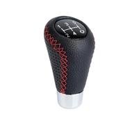 Pommeau Changement De Vitesse Pour Universal 5 Speed Manual Leather Red