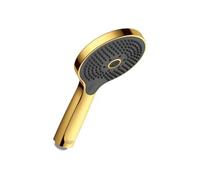 Pommeau de douche 3 jets Click MinusFlow doré poli