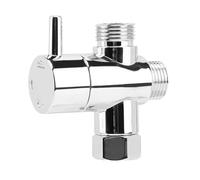 Pommeau de douche 3 voies, inverseur G1/2, adaptateur de commutateur à trois fonctions, connecteur de tête de robinet, accessoires de salle de bain for hôtel et maison, 1 pièce