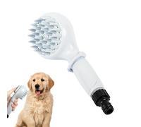 Pommeau de douche - 7,6x3,15x2,48 po Pommeau de ouche | Pression de filtre, brosse de bain pour chiot - Pommeaux de douche de massage portables pour animaux de compagnie pour voyage, extér