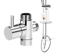 Pommeau de douche à 3 voies avec inverseur G1/2, adaptateur de commutateur à trois fonctions, connecteur de tête de robinet, accessoires de salle de bain, pommeau de douche à 3 voies