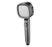 Pommeau de douche à économie d'eau avec bouton d'arrêt, 3 modes d'eau avec option Boost, bouton pause pour un contrôle rapide, fabriqué en ABS, pulvérisation innovante pour le nettoyage