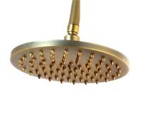 Pommeau de douche à effet pluie rond de 8 pouces avec finition en laiton antique