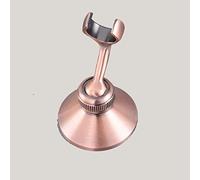 Pommeau de douche à effet pluie rond de 8 pouces en cuivre rouge antique & amp; Pommeau de douche à main 1.5 Tuyau de douche Support de douchette en laiton Bras de douche mural, Support de douchette