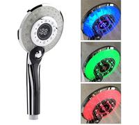 Pommeau de douche à LED TEMPSA - 3 couleurs - anti calcaire