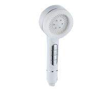 Pommeau de Douche à Main Haute Pression, 5 Modes de Douche à Effet de Pluie avec libération d'eau en Un clic, Pomme de Douche filtrée pour Accessoires de Bain, Colonne thermostatique (D 26 x 13,5