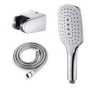 Pommeau de douche à main haute pression - Pulvérisateur de douche universel en ABS haut débit de 3 m avec tuyau de 1,5 m et support Ch pour jet d'eau puissant