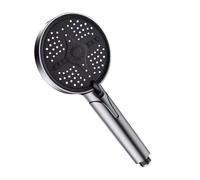 Pommeau de douche à main, pommeau de douche stimulant la pression - Pulvérisateur d'eau de pluie 5 modes Accessoires de salle de bain pour le bain, le nettoyage du dortoir, la maison, l'hôtel, les