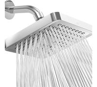 Pommeau de douche à pluie pression 6 pouces avec bras