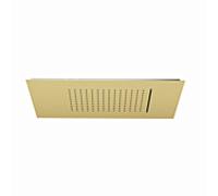 Pommeau de douche ASANA Kludi 69450N0-00 600 x 300 mm pluie et cascade PVD or brossé