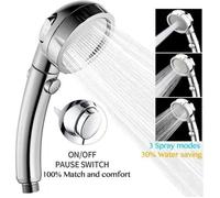 Pommeau de Douche - AUTREMENT - Okmall Douchette Universelle - Fonction d'arrêt - Economie d'eau - Chromé