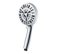 Pommeau de douche avec 10 fonctions et pistolet de pulvérisation Argent