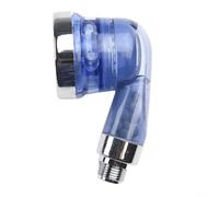 Pommeau de douche avec boules minérales - Turbo Boost pour systèmes à basse pression d'eau - Pulvérisateur à main à 3 réglages pour une expérience spa - Finition chromée standard britannique (trois