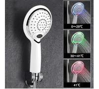Pommeau de douche avec éclairage LED - 3 couleurs