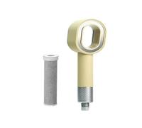 Pommeau de douche avec filtre, purification sous pression, économie d'eau, buse salle bain à main, pommeau, eau filtrée(Beige)