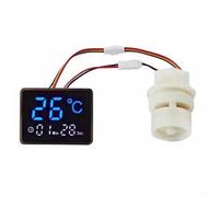 Pommeau de douche avec moteur intégré et affichage numérique de la température, activé par le débit d'eau, facile à surveiller la température de l'eau (BJL3555)