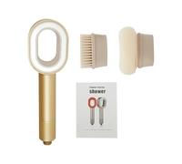 Pommeau de douche avec tête éponge et élément filtrant - Pommeau de douche portable multifonction avec filtre - Idéal pour la maison et les voyages - Une expérience de bain confortable - Économie