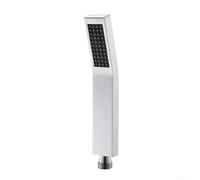 Pommeau de douche carré en acier inoxydable 304 avec interface G1/2 pour salle de bain, design moderne, installation facile, disponible en B (chromé)