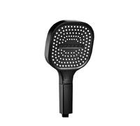 Pommeau de Douche carré Haute Pression de 13 cm avec 3 Modes de Jet et Un Filtre ; buse Pluie à Haut débit pour Une expérience Spa Ultime ; Lot de 2, Argent.