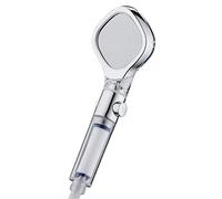 Pommeau de Douche carré turbocompressé avec Filtre à Main, kit de Pomme de Douche nettoyable, Accessoires de buse de Salle de Bain Domestique, Pomme de Douche (Couleur : Style C) (Style D)