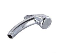 Pommeau de douche chromé avec gâchette marche/arrêt pour caravane et camping-car, pulvérisateur de salle de bain en ABS à haut débit, facile à installer sur tuyau standard, design économie d'eau