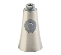 Pommeau de douche compact G1/2 extractible pour évier de cuisine avec design peu encombrant et pression d'eau constante (brossé)