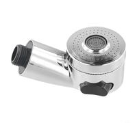 Pommeau de douche conçu pour les stations de shampooing avec interrupteur latéral de contrôle du filetage G1/2, boîtier en plastique, traitement en acier inoxydable (1 pièce)