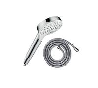 Pommeau de douche Crometta + Flexible Metaflex 160 cm chromé