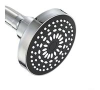 Pommeau de douche de rechange de 10,2 cm avec design Lotus Pod Débit d'eau réglable pour modes pluie et rinçage, taille compacte pour petites salles de bains, matériau ABS
