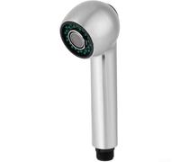 Pommeau de douche de rechange extractible pour robinet mitigeur de cuisine ABS double fonction de pulvérisation pluie bulles 5,1 cm raccord standard finition chromée facile à installer adapté pour une