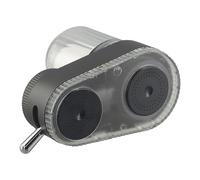 Pommeau de douche de rechange pour purificateur d'eau du robinet - Boîtier ABS 112,5 x 115,3 mm - Lavable et remplaçable avec 2 filtres - 5 adaptateurs - Compatible avec robinets standard