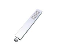 Pommeau De Douche Douchette à main en laiton chromé, rond, carré, ovale, grands et petits accessoires de salle bains(Light green)