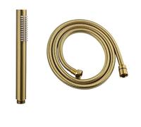 Pommeau De Douche, Douchette Douche Salle De Bain Pommeau de douche à main en laiton brossé doré, pulvérisateur Nickel, arroseur bain, noir mat, or Rose, douchette chromée(J)