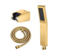 Pommeau de Douche, Douchette Douche Salle de Bain, Pommeau de Douche Economie Deau, Douche avec Tuyau 1.5M et Support, Douchette G1/2, Douchette à Main en Buse en Silicone