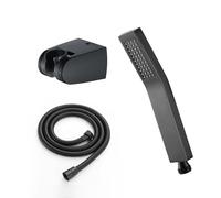 Pommeau de Douche, Douchette Douche Salle de Bain, Pommeau de Douche Economie Deau, Douche avec Tuyau 1.5M et Support, Douchette G1/2, Douchette à Main en Buse en Silicone