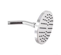 Pommeau de douche effet pluie ultra fin chromé 15,2 cm avec performance améliorée pour les maisons à faible pression d'eau