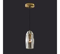Pommeau de Douche en Cristal, Suspension en Laiton, Lampe de Plafond Suspendue, luminaire d'îlot de Cuisine Simple, Suspension postmoderne, Lustre E14 pour Salon, Table à Manger, Chambre à Coucher