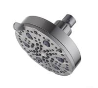 Pommeau de douche en forme de fleur - 13 x 13 x 10 cm - En ABS - 9 modes réglables - Pulse de massage de pluie - Joint à rotule pivotant à 360° - Buses en silicone faciles à nettoyer - Débit