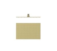 Pommeau de douche Extra-fin 300x200 Cava doré - TRES 134315007CA