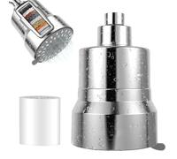 Pommeau de douche filtré | Accessoires de salle de bain | Filtre à eau pour eau dure | Pour éliminer les micro-organismes polluants, le calcaire, les métaux lourds, le chlore de l'eau