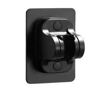 Pommeau de douche filtré et suralimenté, réglage à quatre vitesses avec joint d'eau, accessoires de salle de bains multifonctionnels for douche à domicile 1 pièce(Black Holder)