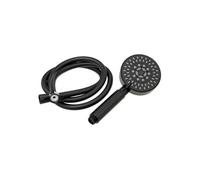 - Pommeau de Douche Flexible "5 Fonctions" 23cm Noir