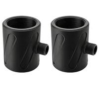Pommeau De Douche for Hommes, Masseur Chauffant À Main for Salle De Bain, Douche Universelle avec Conception À Trous Grossiers, Durable Et Facile À Installer(Black*2)