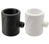 Pommeau De Douche for Hommes, Masseur Chauffant À Main for Salle De Bain, Douche Universelle avec Conception À Trous Grossiers, Durable Et Facile À Installer(Black+White)