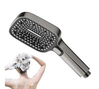 Pommeau de douche - Grande douche à main de 25 cm | Pulvérisation multi-mode, accessoire de salle de bain puissant pour hôtel, appartement, maison, dortoir, adultes, animaux