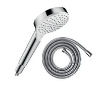 Pommeau de douche Crometta + Flexible Metaflex 160 cm chromé