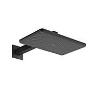hansgrohe Raindance Alive Q Douche de tête 210/340 2jet EcoSmart, avec bras de douche, 24551670, Couleur: noir mat
